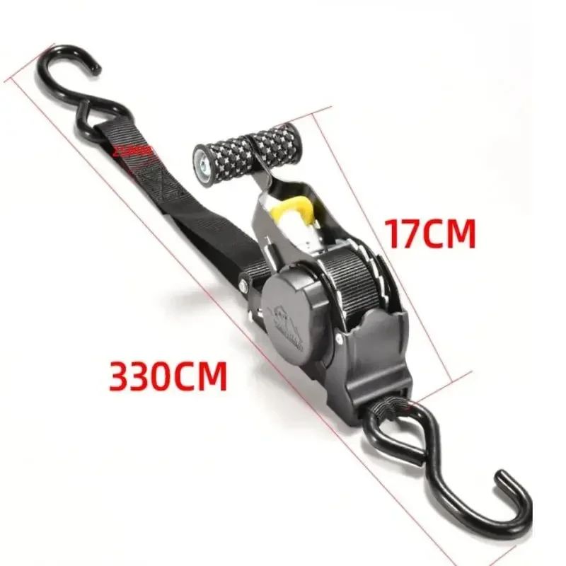 AutoLock Pro Retractable Ratchet Tie Down Straps For Secure Cargo Transport 5