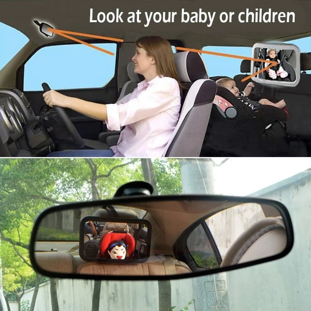 360 ClearView Baby Car Mirror For Back Seat Safety 1