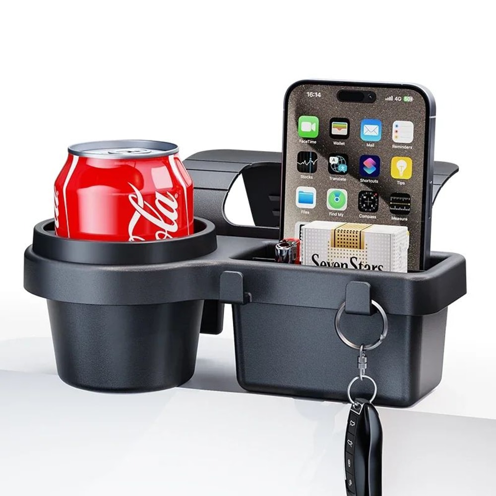 Car Door Cup Holder Phone Mount Organizer Tray 1