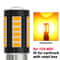 2Pack CANbus ErrorFree 1156 1157 LED Turn Signal Bulbs 12V 24V BA15S BAY15D 10