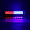 Universal 8LED Car Emergency Strobe Light 12V Red Blue Flashing Grill Beacon 7