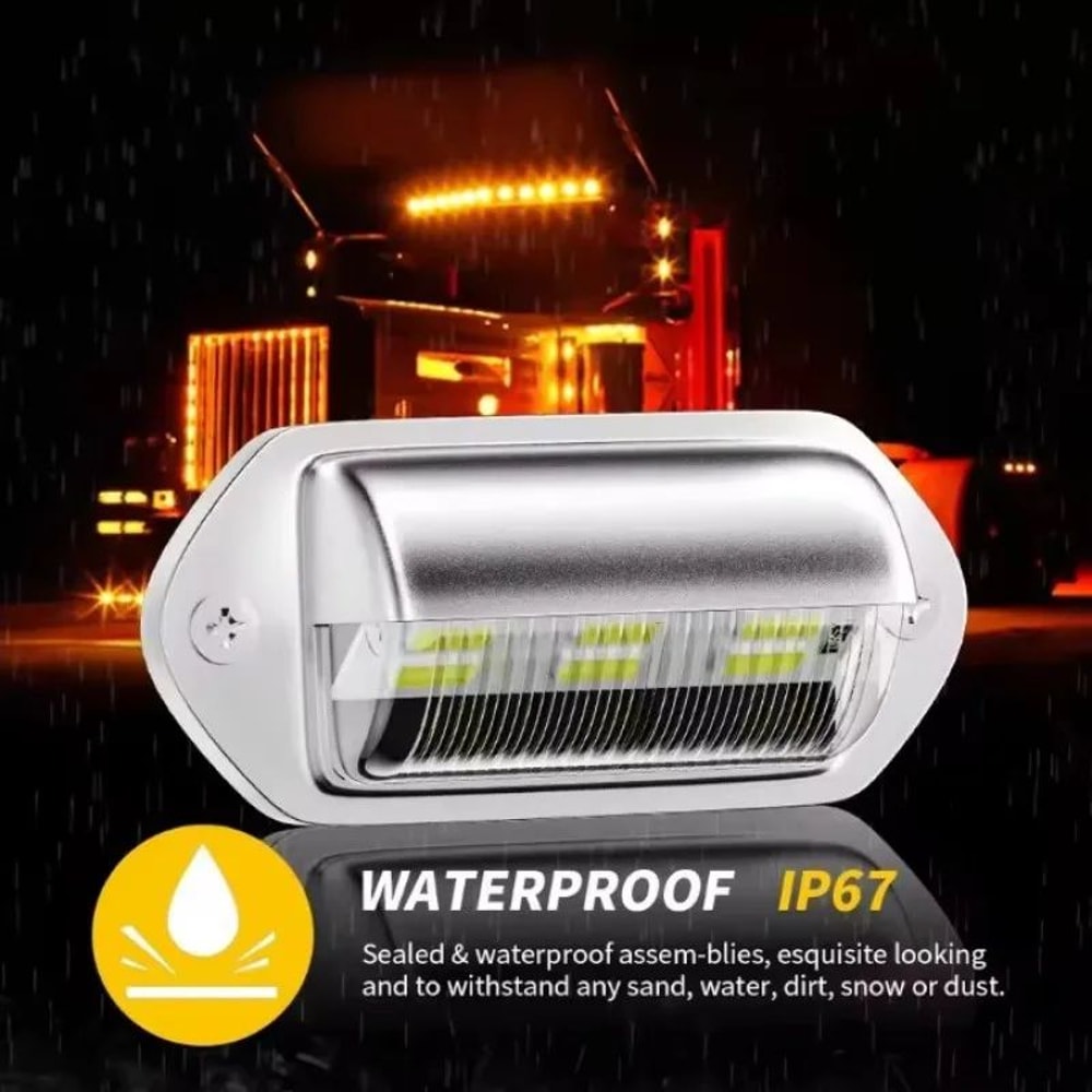 HighIntensity Waterproof LED License Plate Light Kit For Truck Trailer 4