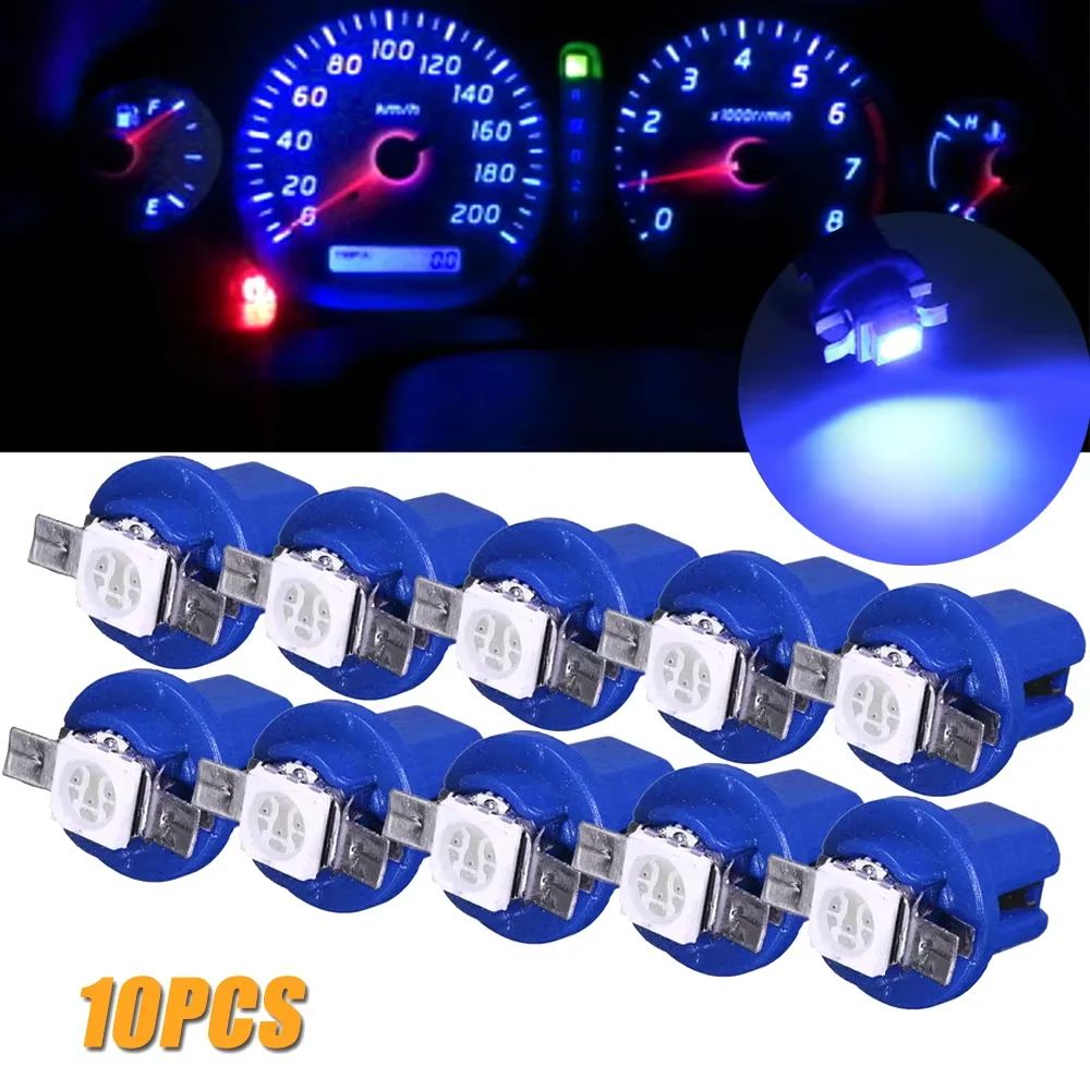 UltraBright B85D LED Dashboard Bulbs 12V 5050 Instrument Panel Light Kit 10Pack 0