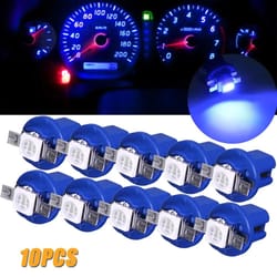 ultrabright b8.5d led dashboard bulbs – 12v 5050 instrument panel light kit (10-pack)