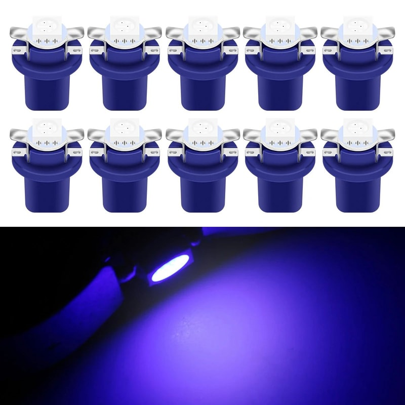 UltraBright B85D LED Dashboard Bulbs 12V 5050 Instrument Panel Light Kit 10Pack 4
