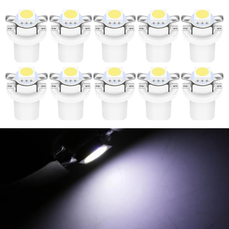 UltraBright B85D LED Dashboard Bulbs 12V 5050 Instrument Panel Light Kit 10Pack 5