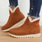 Women's Slip-On Platform Snow Boots, Stylish Winter Booties for Cold Weather