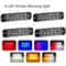 6LED Grille LED Strobe Light 12V24V Compact Emergency Warning Lamp For Cars Trucks 0