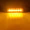 6LED Grille LED Strobe Light 12V24V Compact Emergency Warning Lamp For Cars Trucks 8