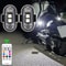 Premium RGB Wireless LED Strobe Lights MultiMode Motorcycle Warning Lights Universal Car Position 5