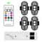 Premium RGB Wireless LED Strobe Lights MultiMode Motorcycle Warning Lights Universal Car Position 9