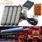 24LED Wireless Car Strobe Light Magnetic Emergency Warning Light For Trucks Trailers 1224V 0