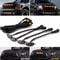 Universal 12LED Car Grille LED Light Smoked Amber White 12V OffRoad Grille Lights For Trucks SUV 1