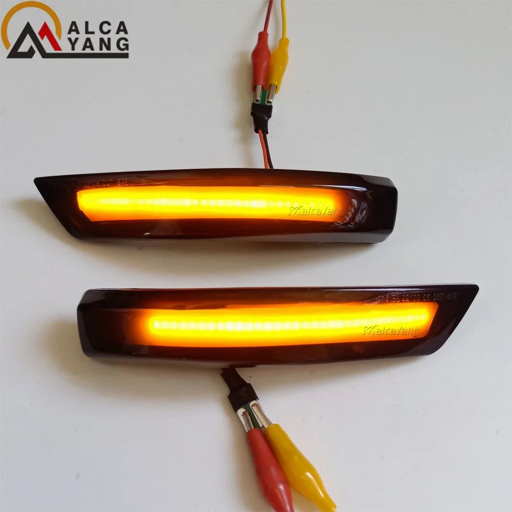 Ford Focus Mondeo Dynamic Turn Signal Light LED Sequential Side Mirror Indicator For Mk2 Mk3 Mk4 3
