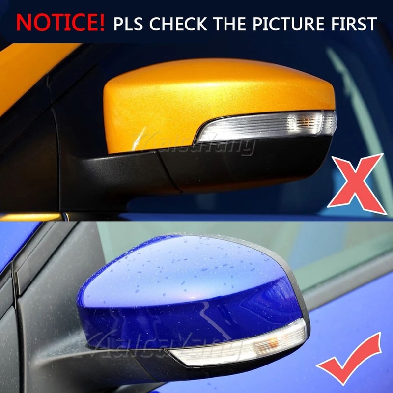 Ford Focus Mondeo Dynamic Turn Signal Light LED Sequential Side Mirror Indicator For Mk2 Mk3 Mk4 5
