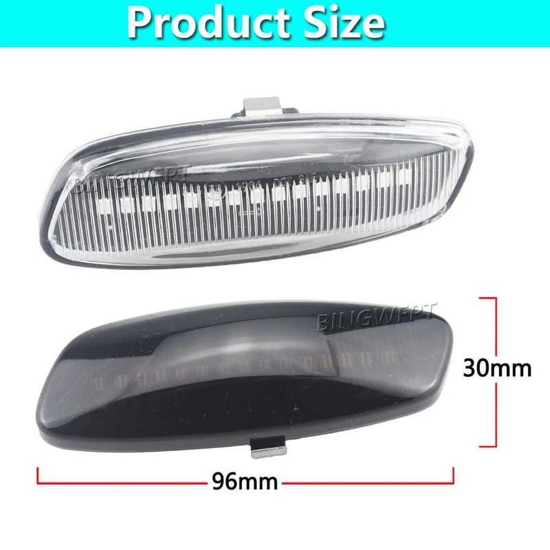 Dynamic LED Sequential Side Marker Lights For Peugeot Citroen 2Piece Set 1