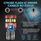 Canbus ErrorFree T10 LED Bulbs Flash Strobe W5W 12V Parking Clearance Lights 2Pack 4