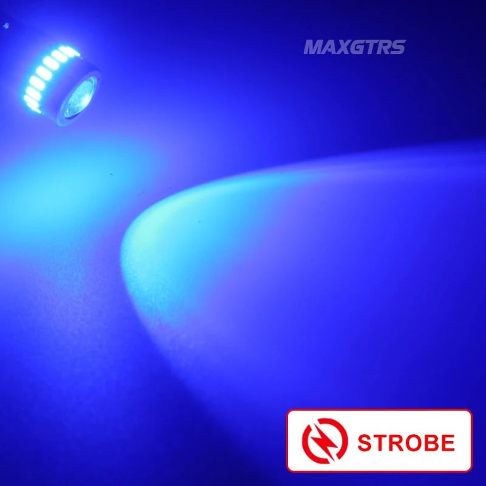 Canbus ErrorFree T10 LED Bulbs Flash Strobe W5W 12V Parking Clearance Lights 2Pack 7