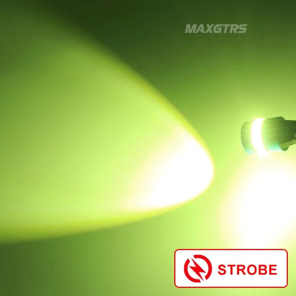 Canbus ErrorFree T10 LED Bulbs Flash Strobe W5W 12V Parking Clearance Lights 2Pack 8