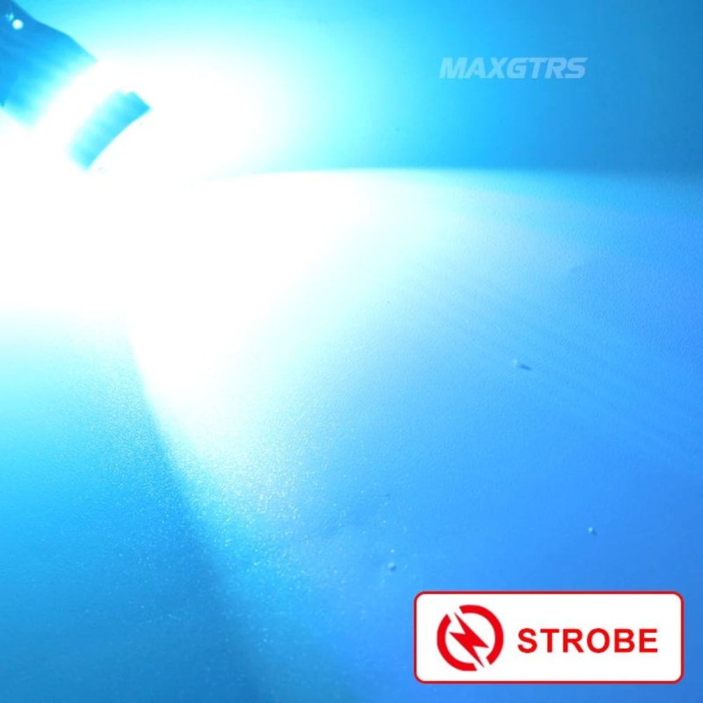 Canbus ErrorFree T10 LED Bulbs Flash Strobe W5W 12V Parking Clearance Lights 2Pack 10