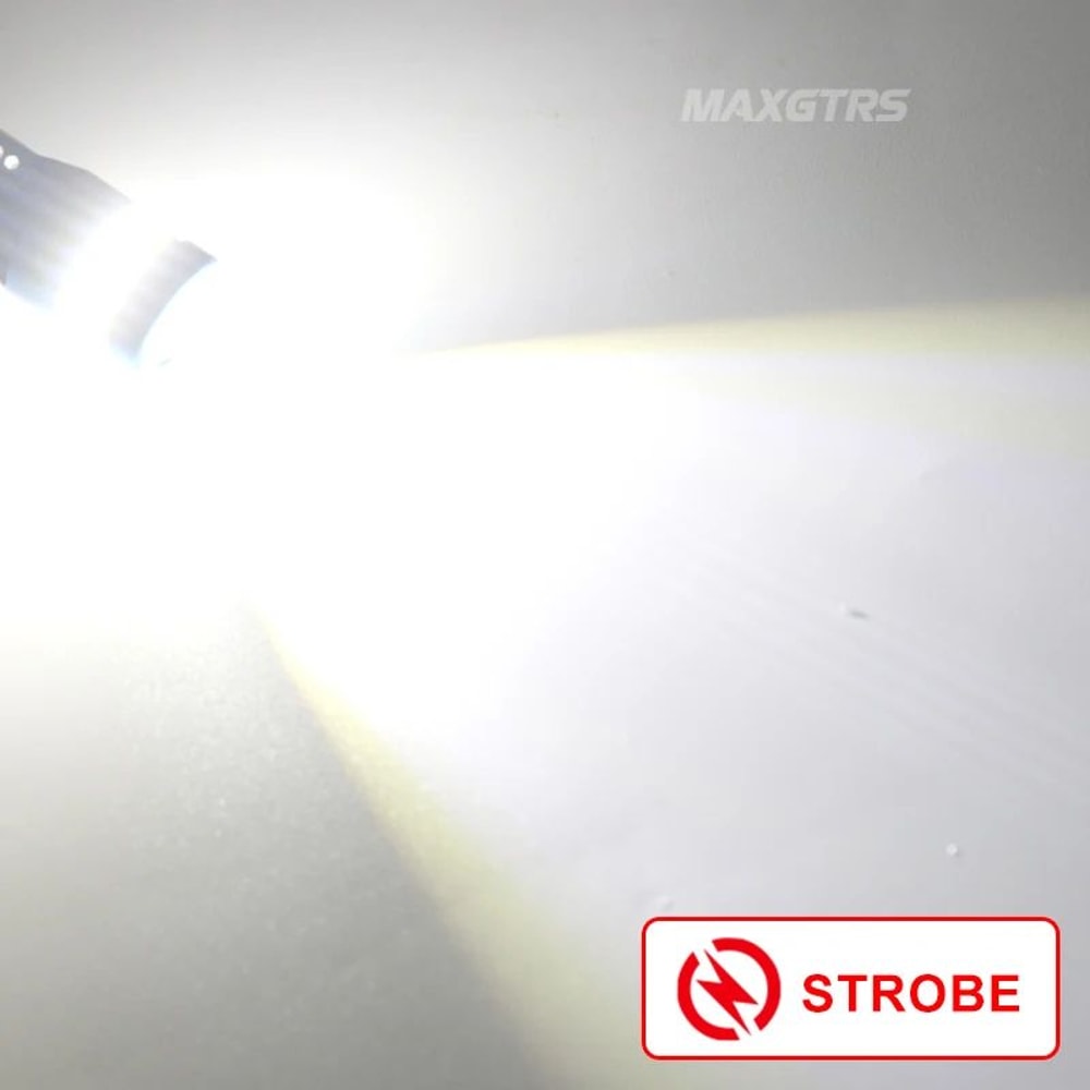 Canbus ErrorFree T10 LED Bulbs Flash Strobe W5W 12V Parking Clearance Lights 2Pack 12