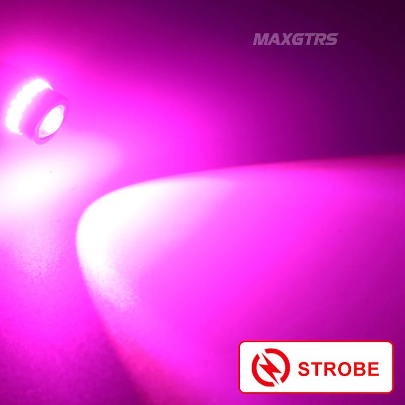 Canbus ErrorFree T10 LED Bulbs Flash Strobe W5W 12V Parking Clearance Lights 2Pack 6