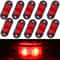 24V LED Trailer Clearance Marker Lights Waterproof Side Warning Tail Light Kit For Trucks Vans Ca 7