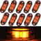 24V LED Trailer Clearance Marker Lights Waterproof Side Warning Tail Light Kit For Trucks Vans Ca 6