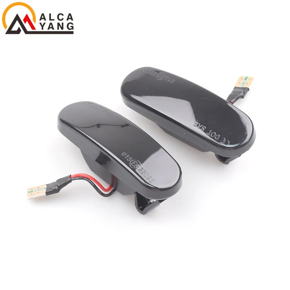 Premium Dynamic LED Turn Signal Side Marker Lights For Fiat Panda Grande Punto 2