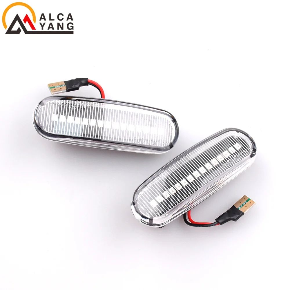 Premium Dynamic LED Turn Signal Side Marker Lights For Fiat Panda Grande Punto 5
