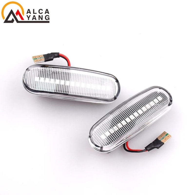 Premium Dynamic LED Turn Signal Side Marker Lights For Fiat Panda Grande Punto 5