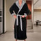 Mens Hooded Bathrobe For Warm After Shower Comfort And Everyday Home Lounging 2