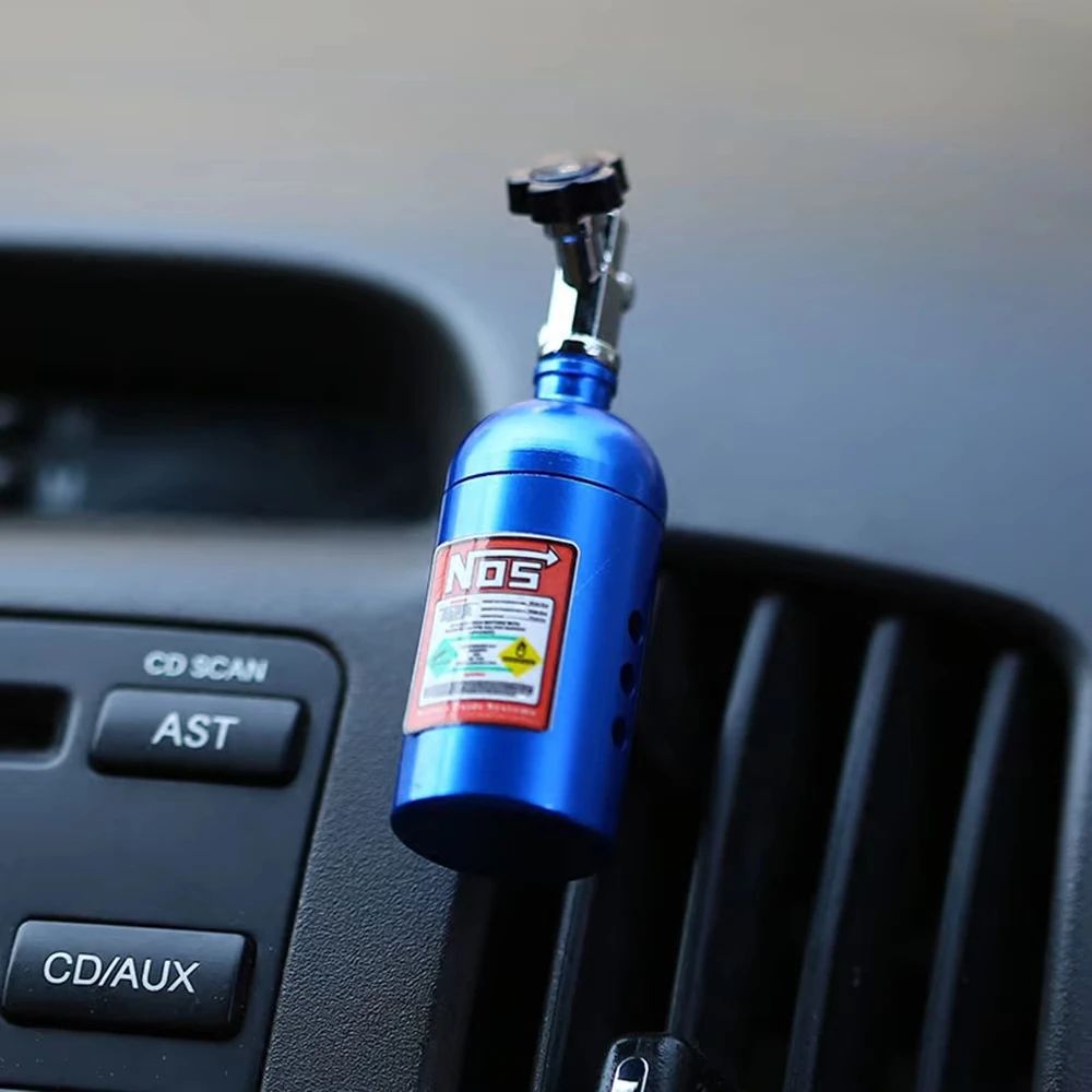 TurboSpin Car Air Freshener Aluminum Car Vent Air Freshener With Refillable Car Air Vent Perfume 5