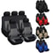 AllSeason Universal Polyester Car Seat Covers Full Set 0