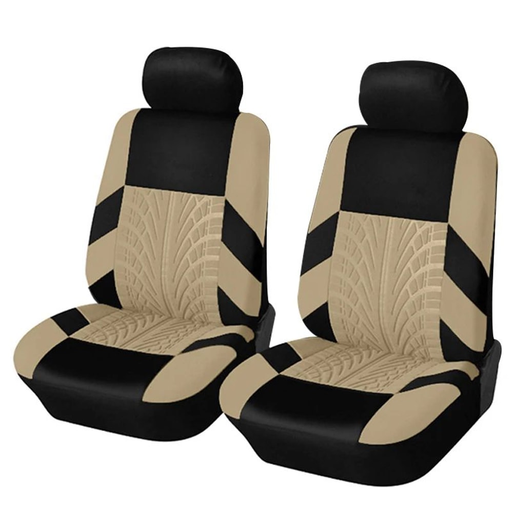 AllSeason Universal Polyester Car Seat Covers Full Set 9