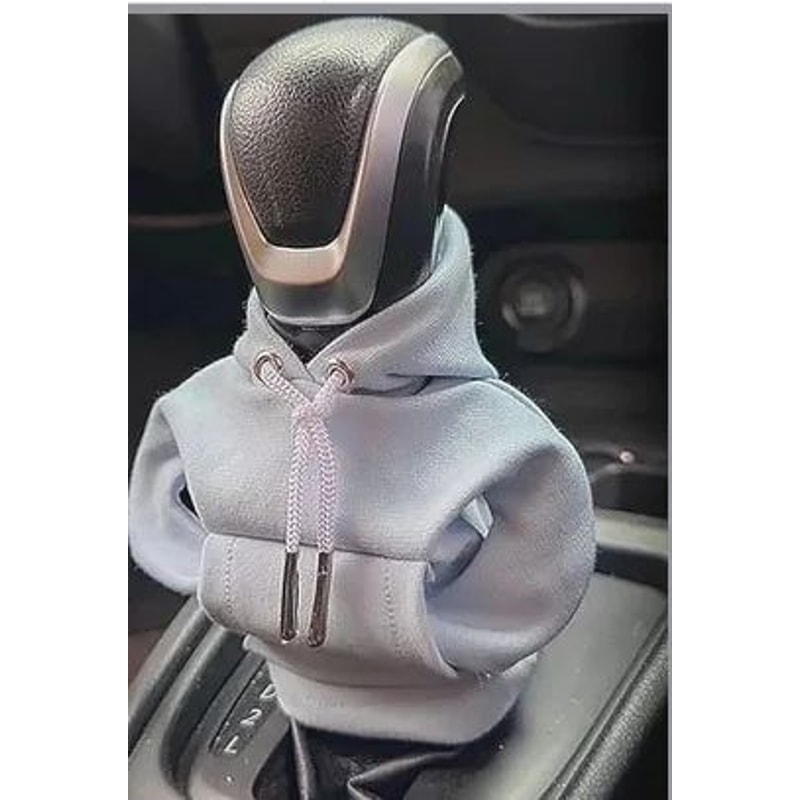 Universal Shift Knob Hoodie Gear Shift Cover With Drawstring Fits Manual Automatic 16