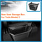 Tesla Model Y Rear Seat Storage Box Backseat Organizer With Lid Hidden Trash Can Console Bin For 0