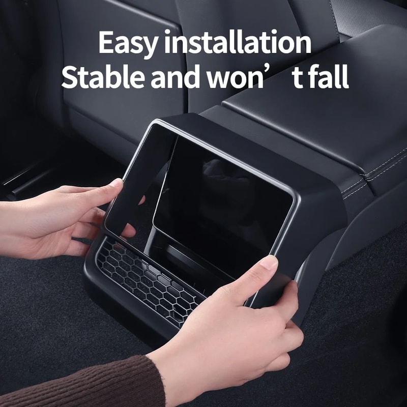 Tesla Model 3 Highland Rear Vent Guard Center Console Air Outlet Dust Cover 4