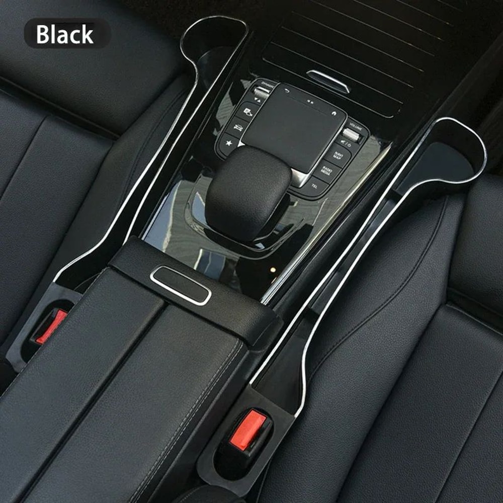 DriveTidy Car Seat Gap Filler Organizer With Cup Holder Phone Slot 2Pack 6
