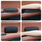 ErgoDrive Memory Foam Car Knee Pad Suede Comfort Car Interior Knee Cushion With Thigh Support 2