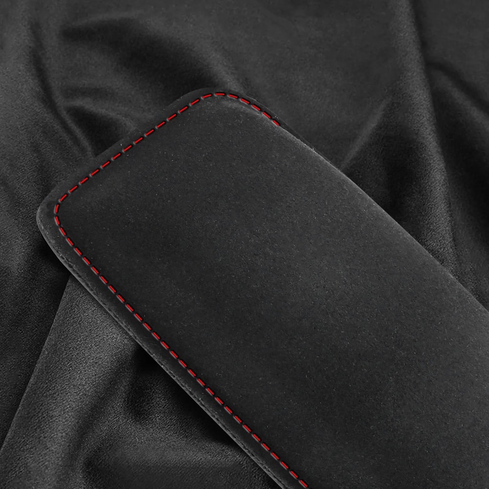 ErgoDrive Memory Foam Car Knee Pad Suede Comfort Car Interior Knee Cushion With Thigh Support 5