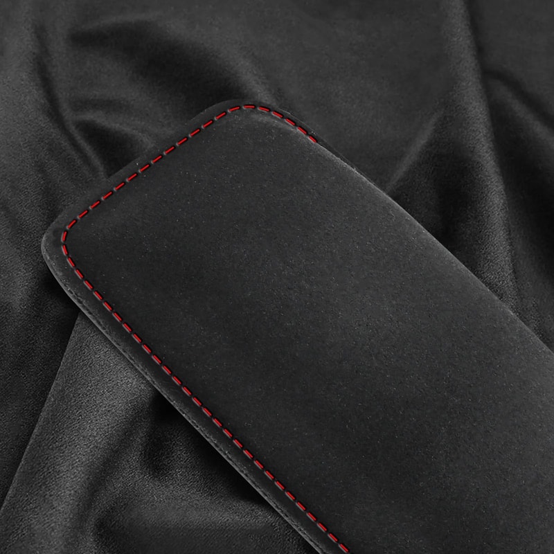 ErgoDrive Memory Foam Car Knee Pad Suede Comfort Car Interior Knee Cushion With Thigh Support 5