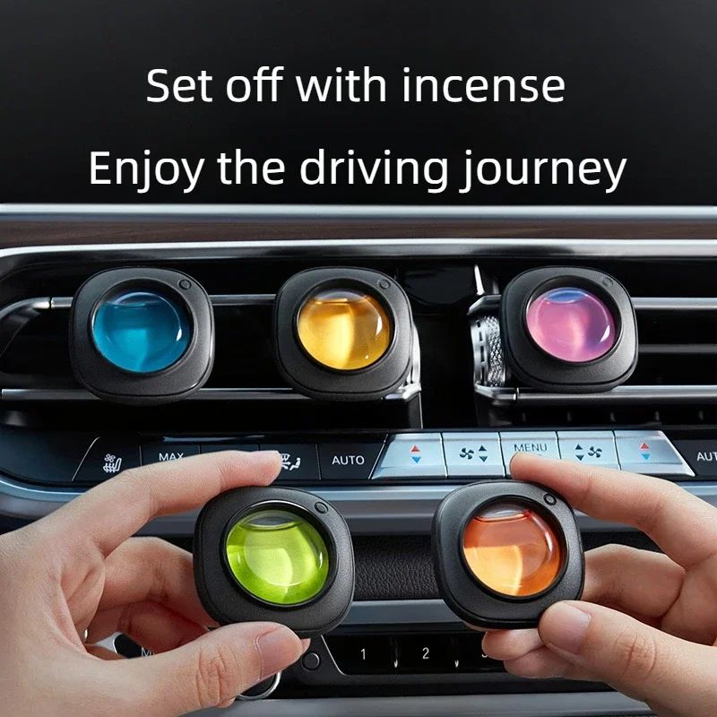Air Vent Aromatherapy Clip Car Diffuser Fresh Refillable Car Air Freshener Vent Clip For CleanSmel 3