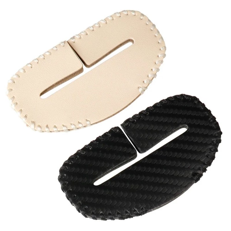 Universal Seat Belt Buckle Cover In PU Leather AntiScratch QuietRide Protector For Car Interiors 3