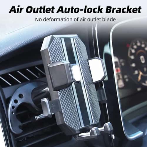 SecureGrip Universal Car Phone Holder – 360° Air Vent Phone Mount for Hands-Free Driving