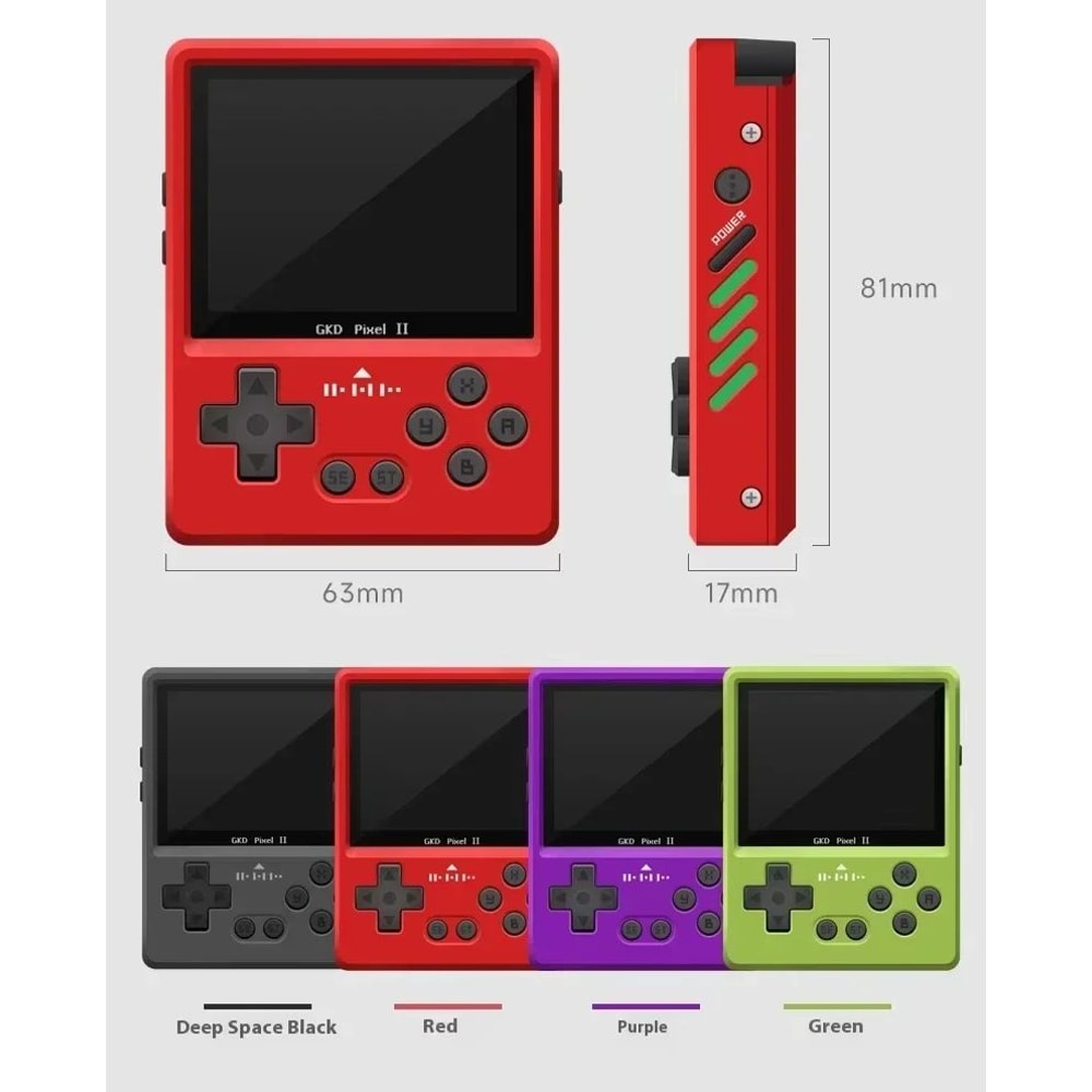 PixelForge Retro Metal Handheld Game Console Portable Gaming System With 5000 Classic Games 1