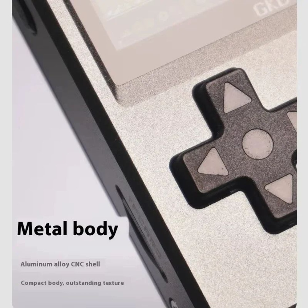 PixelForge Retro Metal Handheld Game Console Portable Gaming System With 5000 Classic Games 2