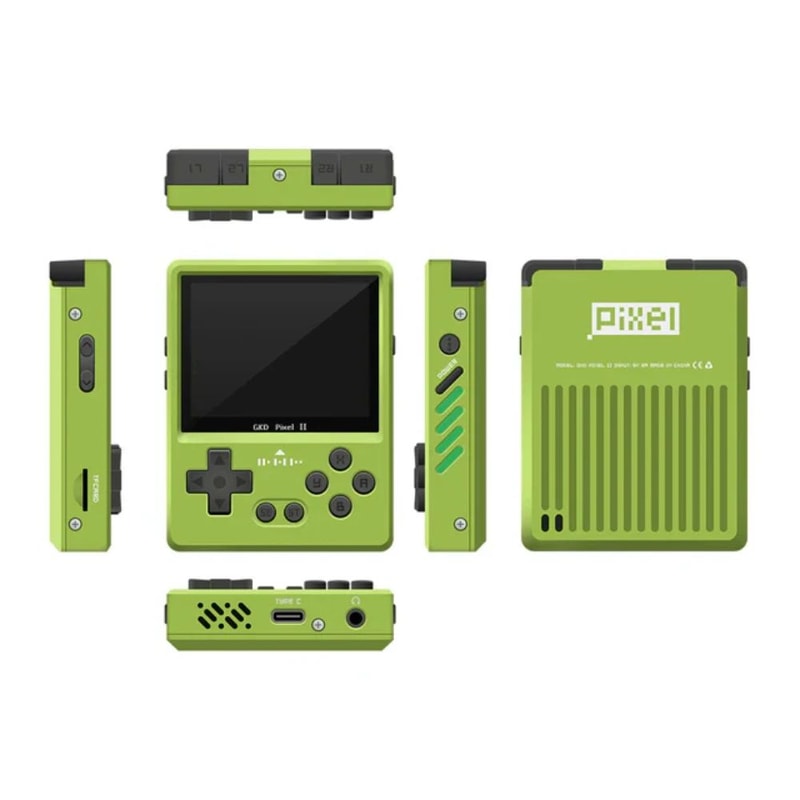 PixelForge Retro Metal Handheld Game Console Portable Gaming System With 5000 Classic Games 7