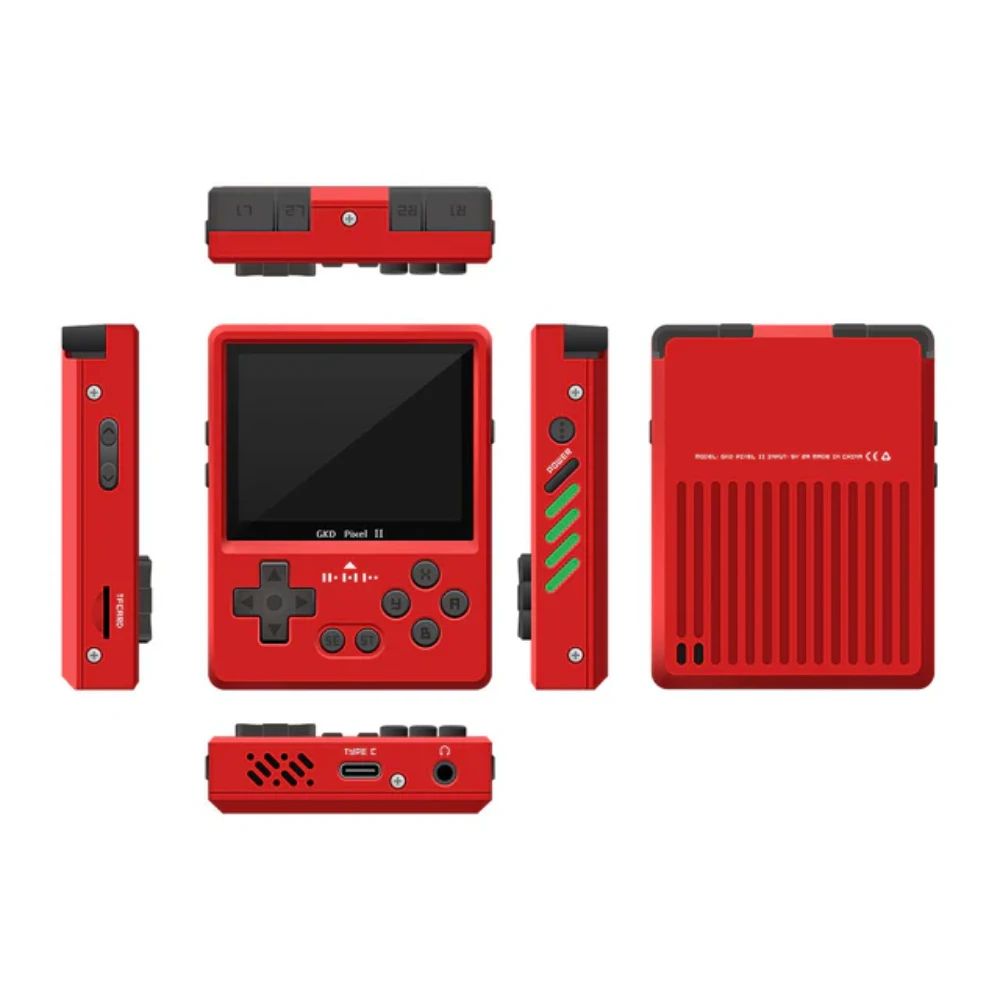 PixelForge Retro Metal Handheld Game Console Portable Gaming System With 5000 Classic Games 9