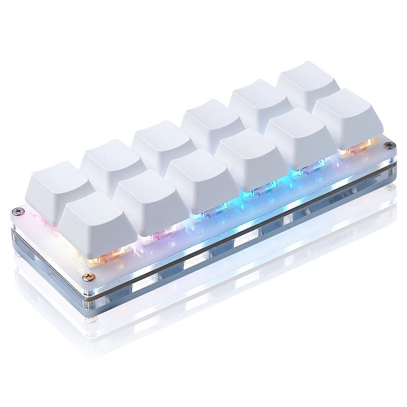 Mini Mechanical Gaming Keypad 12Key Programmable OneHanded Keyboard 1